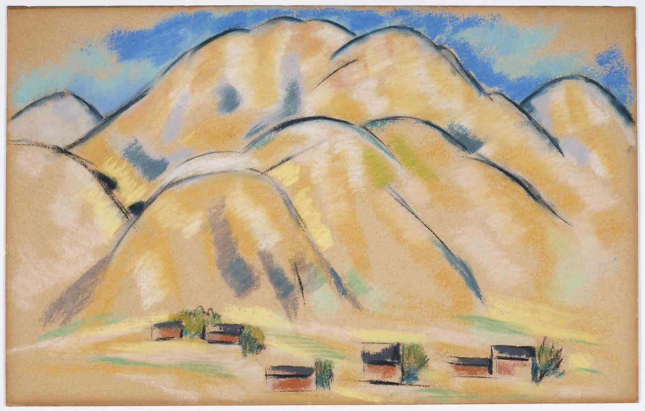 Colline del Nuovo Messico da Marsden Hartley