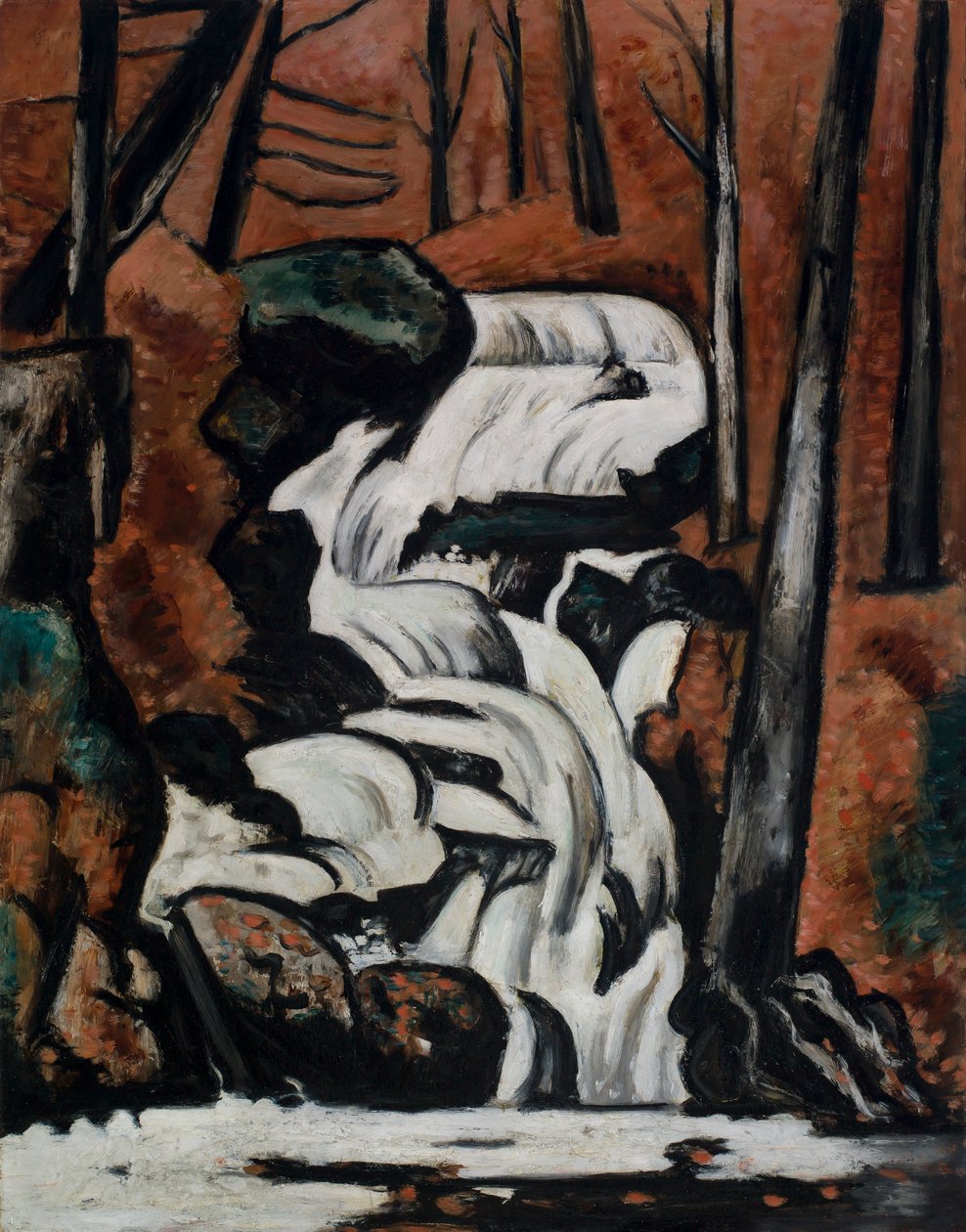Cascate di Smelt Brook da Marsden Hartley
