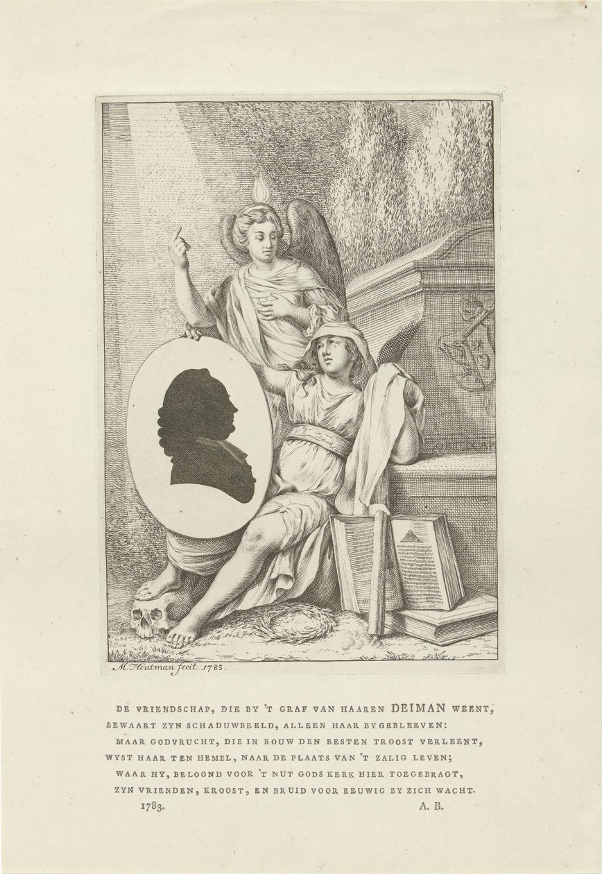 Monumento a Johan Diederich Deiman da Marten Houtman