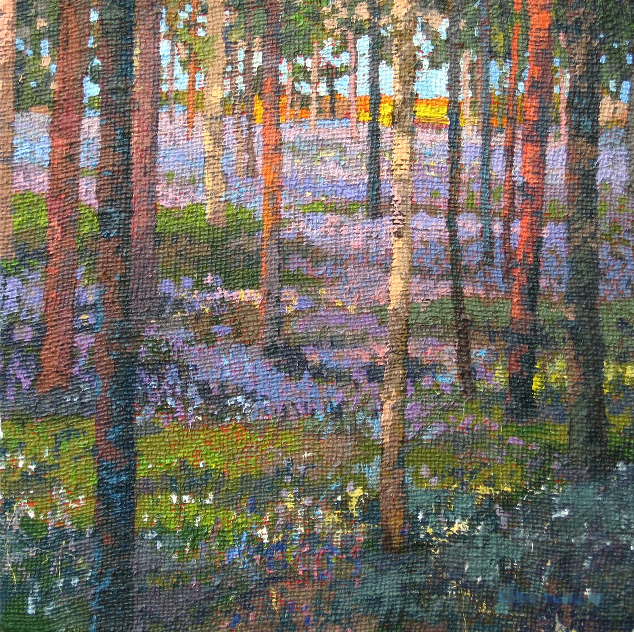 Tardo bosco di campanule, 2014 da Martin Decent
