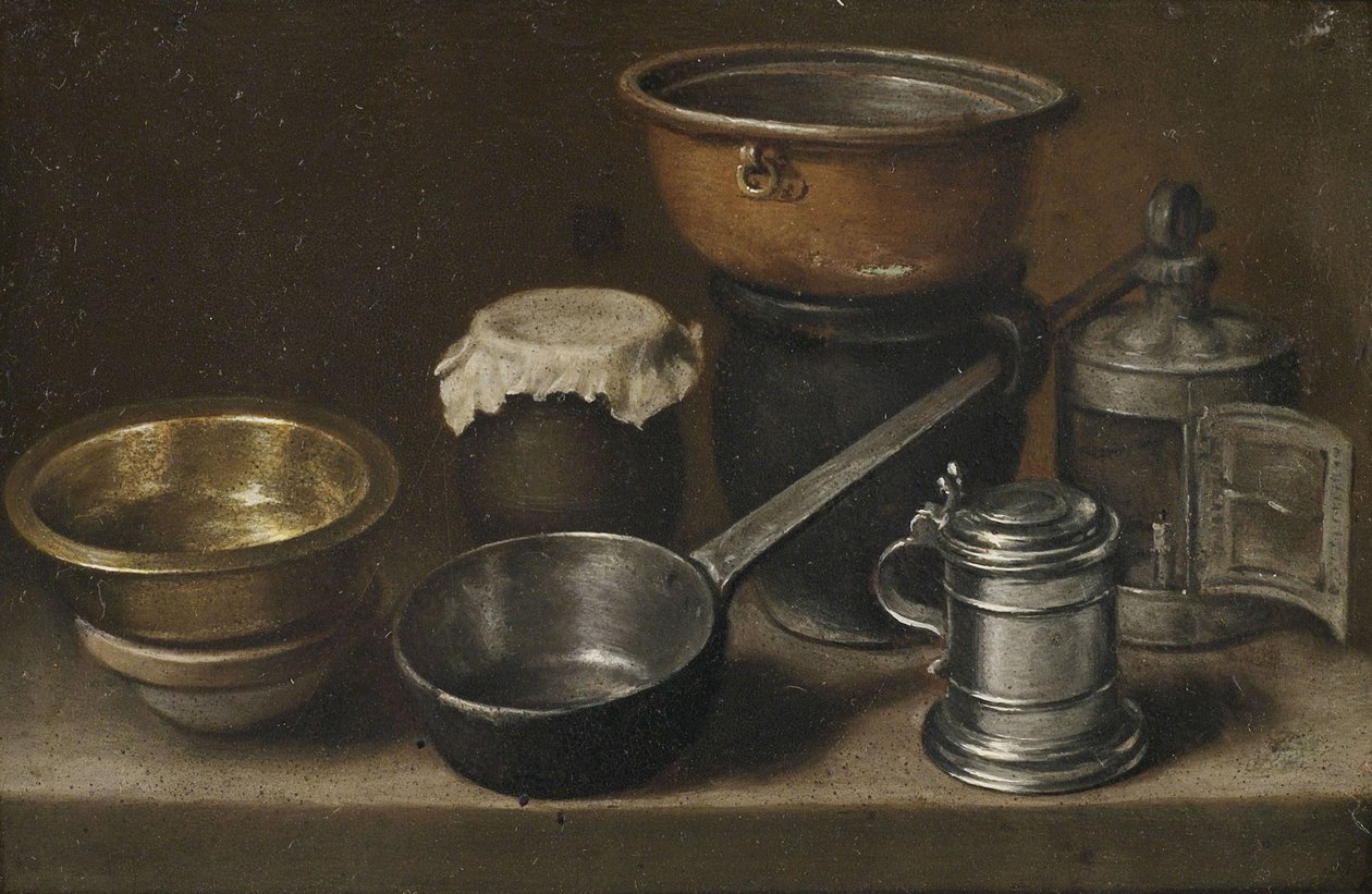 Natura morta con utensili da cucina da Martin Dichtl