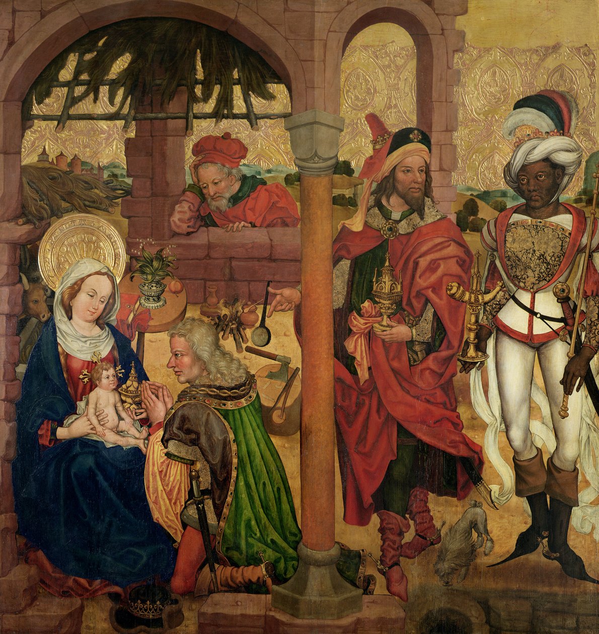 Adorazione dei Magi, c.1475 da Martin Schongauer