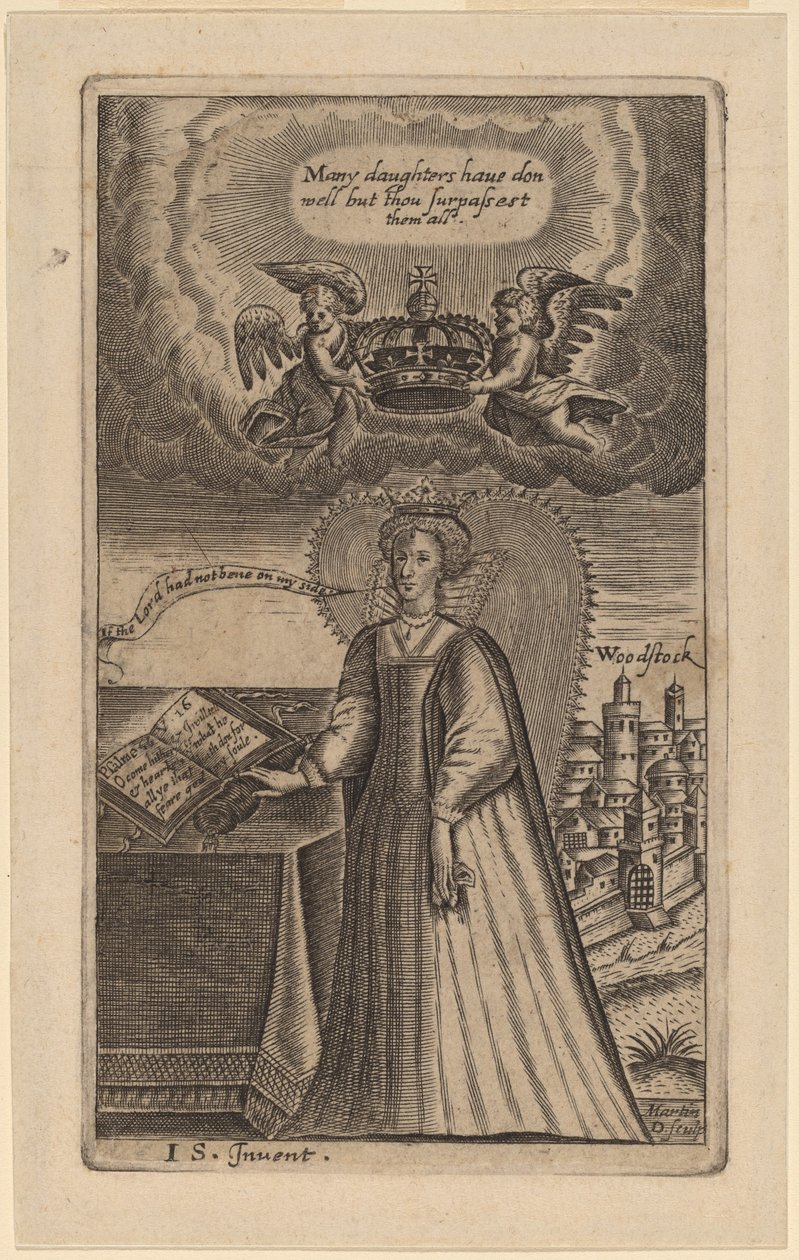 Regina Elisabetta da Martin Droeshout