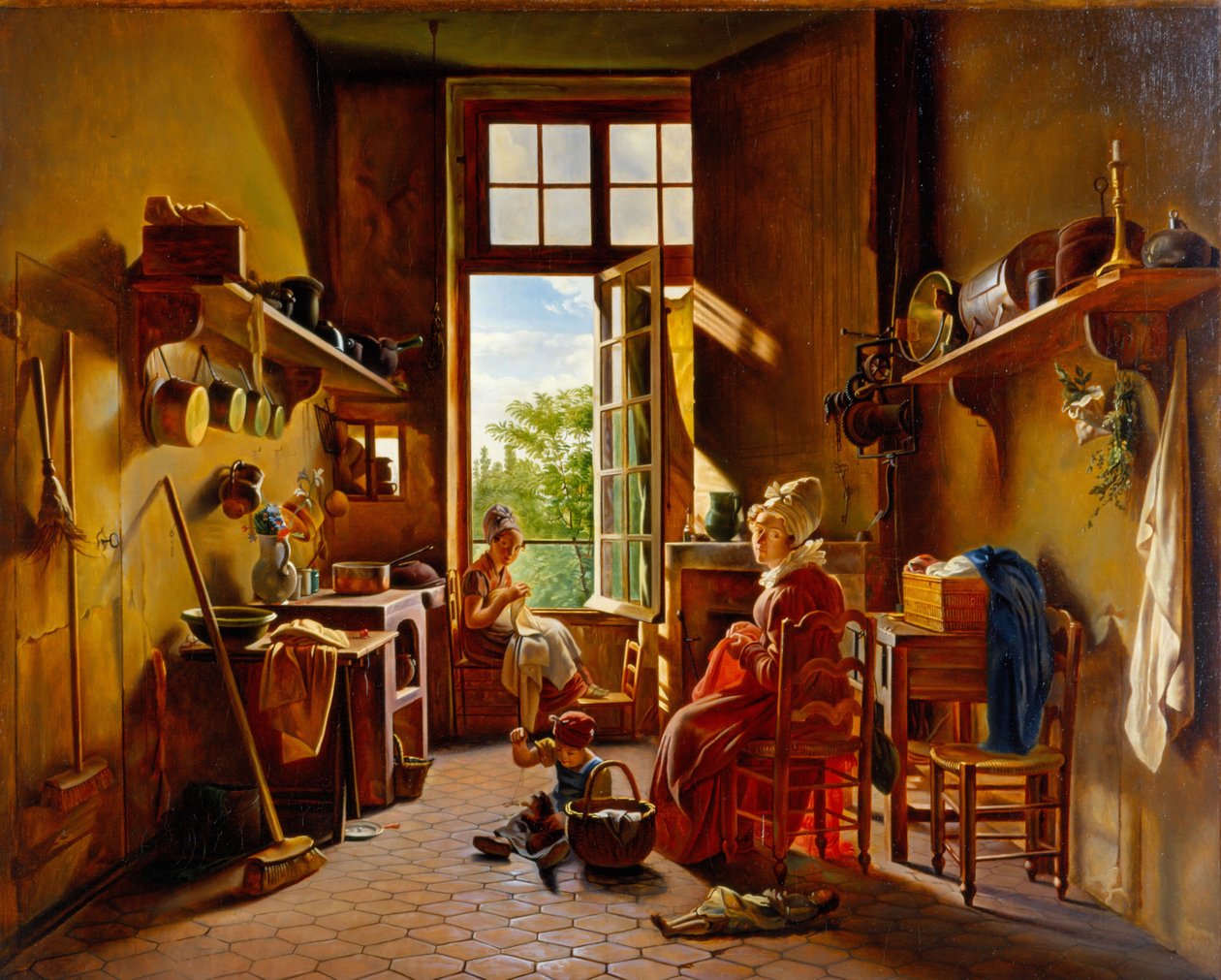 Interno della cucina da Martin Drölling