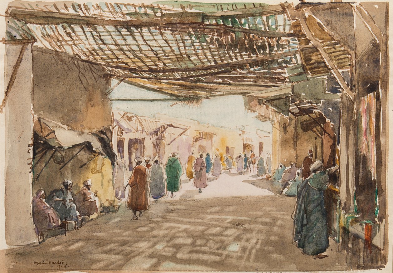 Un souk a Fez da Martin Hardie