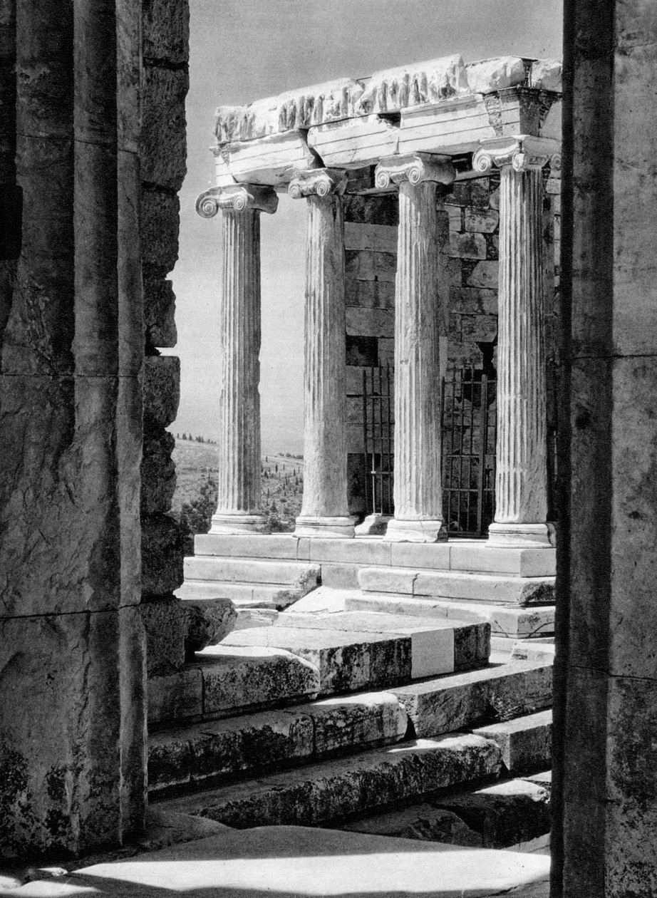 Tempio di Nike, Atene, 1937 da Martin Hurlimann