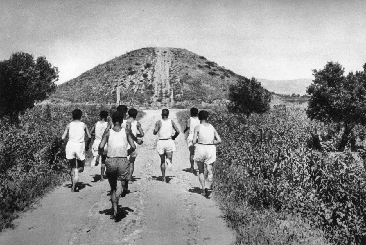 Il Tumulo di Maratona, Grecia, 1937 da Martin Hurlimann