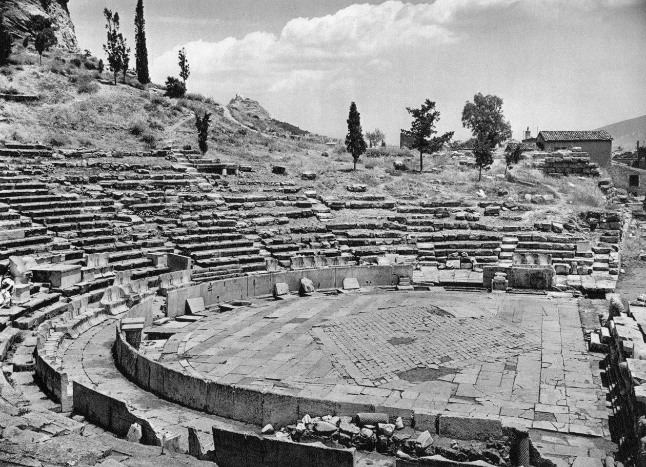 Teatro di Dioniso, Atene, 1937 da Martin Hurlimann
