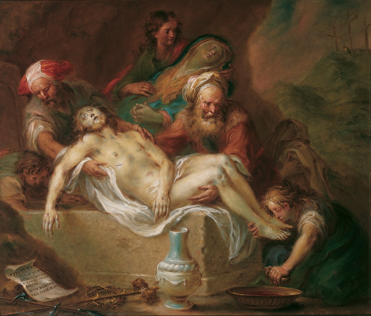 Deposizione di Cristo da Martin Johann Schmidt