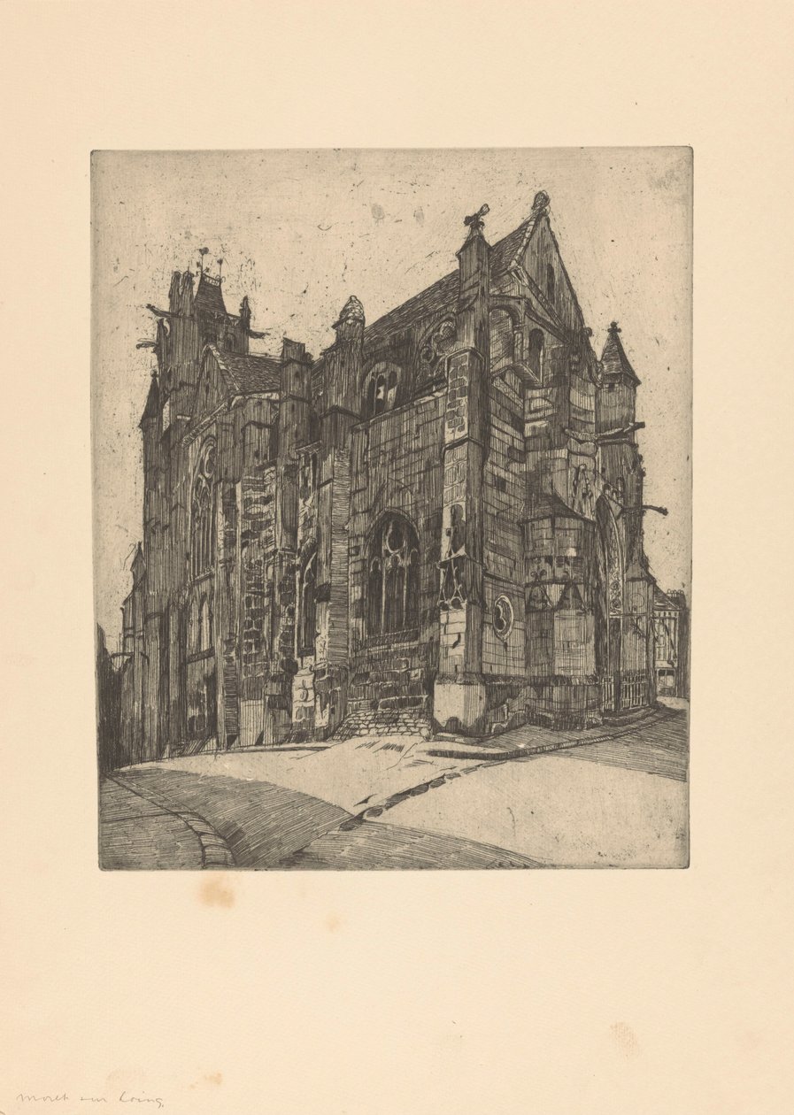 Notre-Dame di Moret-sur-Loing da Martin Monnickendam