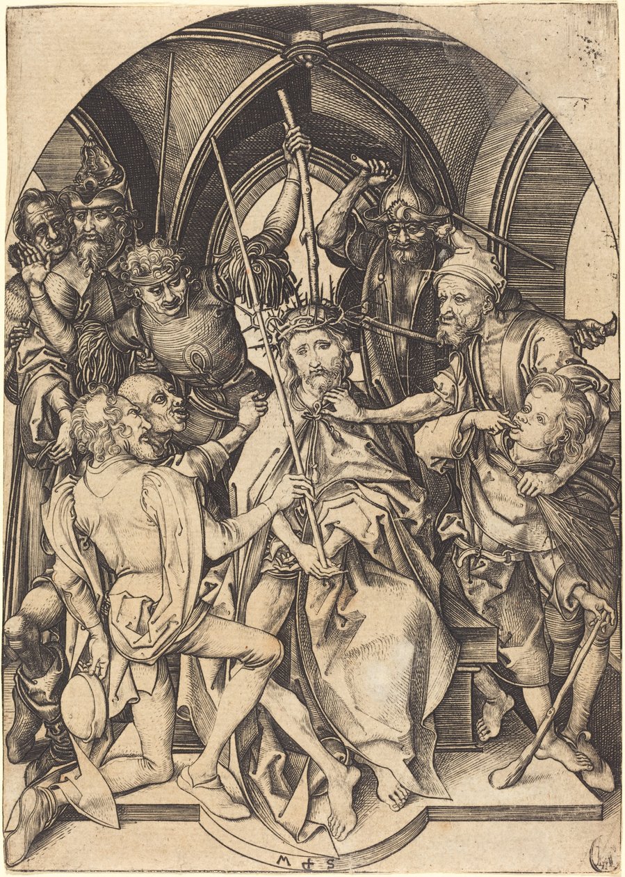 Cristo coronato di spine da Martin Schongauer