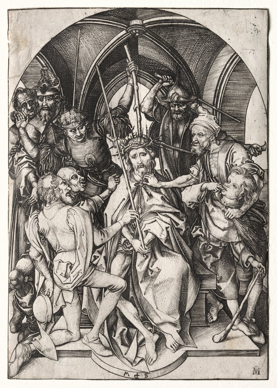 Cristo coronato di spine da Martin Schongauer