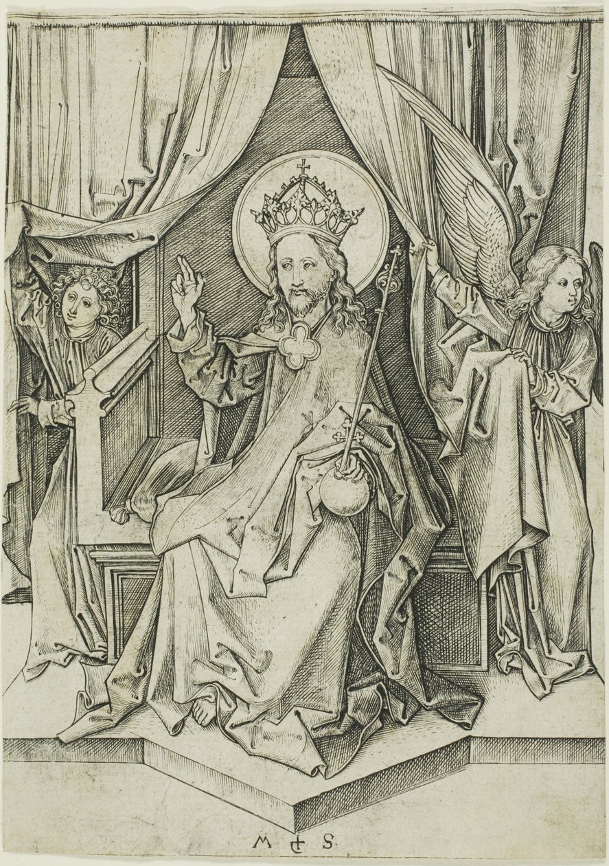 Cristo in trono da Martin Schongauer