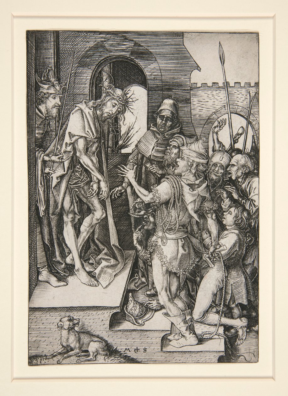 Cristo presentato al popolo (Ecce Homo) da Martin Schongauer