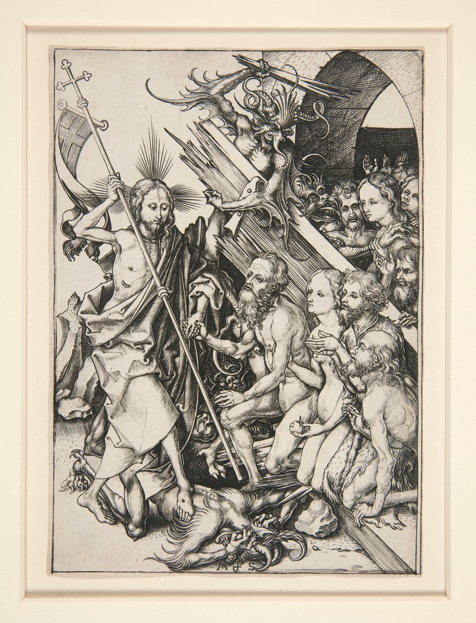 Cristo nel limbo da Martin Schongauer