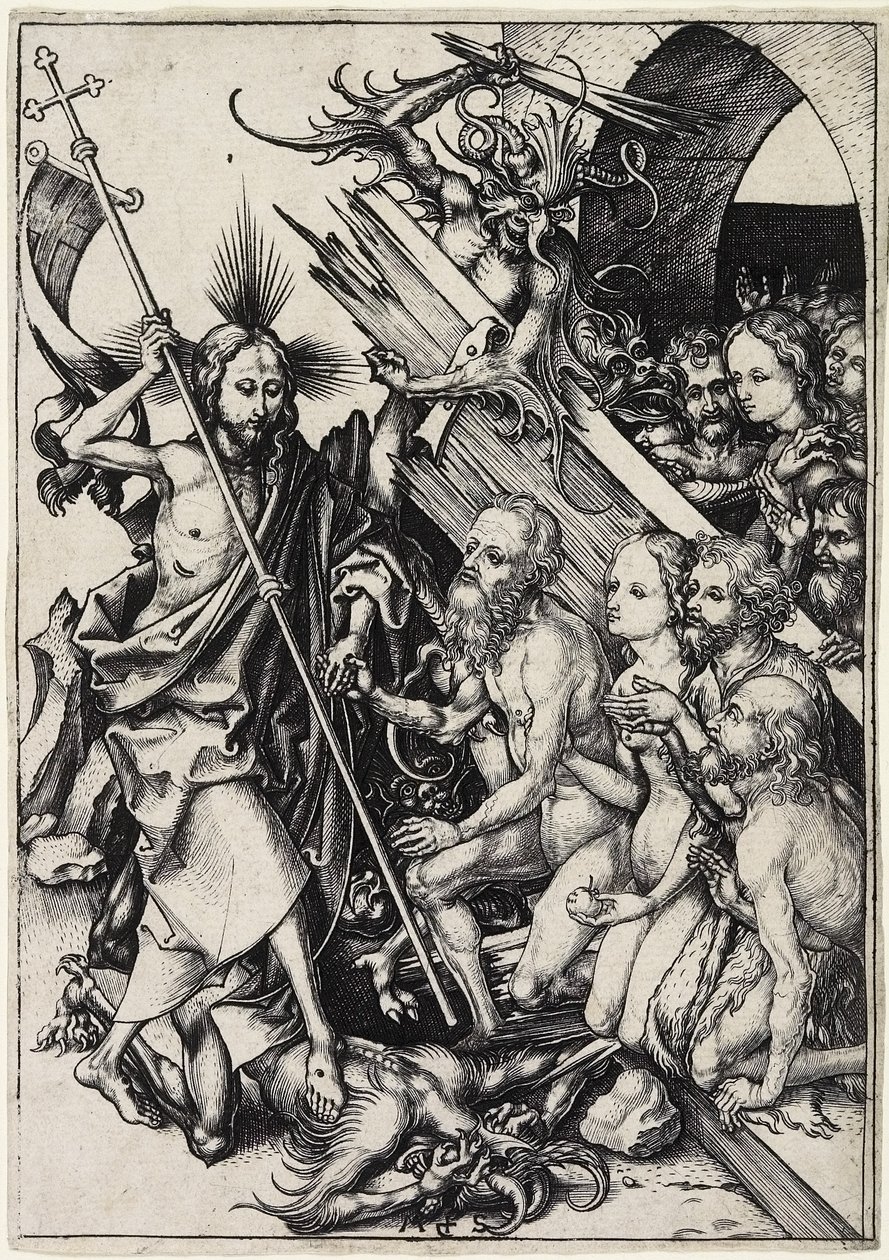 Cristo nel limbo, c. 1480 da Martin Schongauer