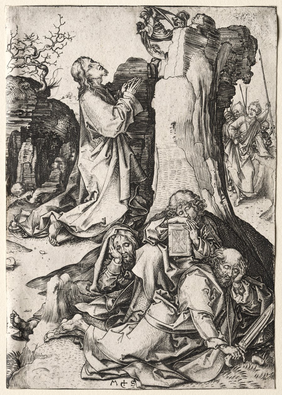 Cristo sul Monte degli Ulivi da Martin Schongauer