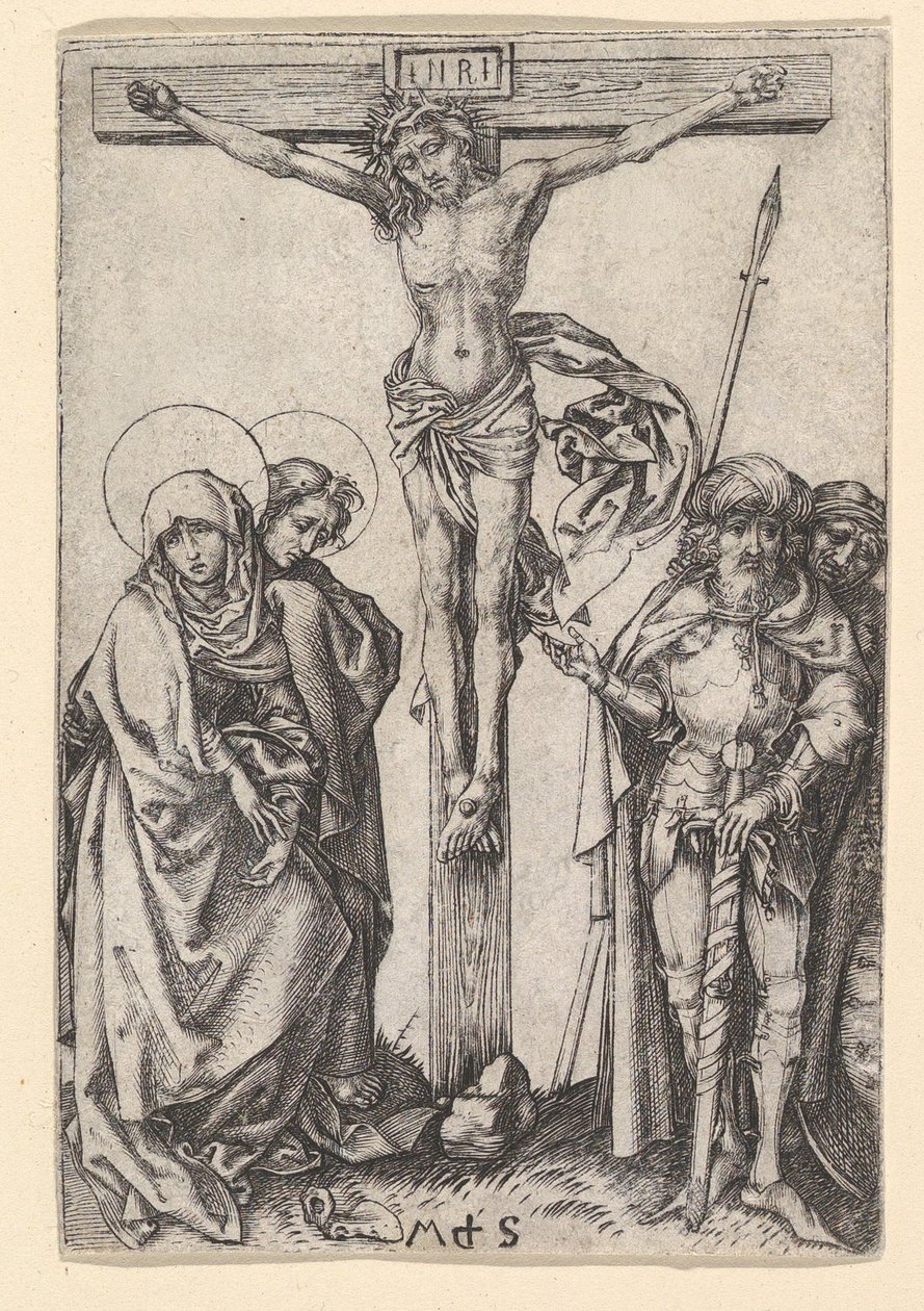 La Crocifissione, ca. 1435-1491 da Martin Schongauer