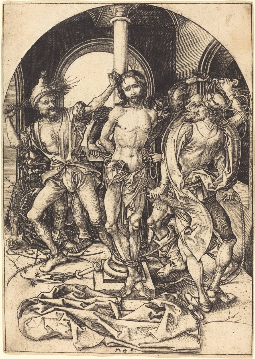 La flagellazione da Martin Schongauer
