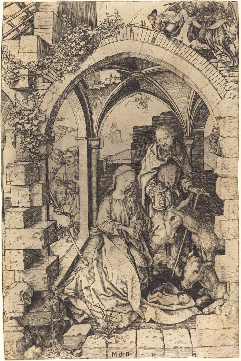 La Natività da Martin Schongauer