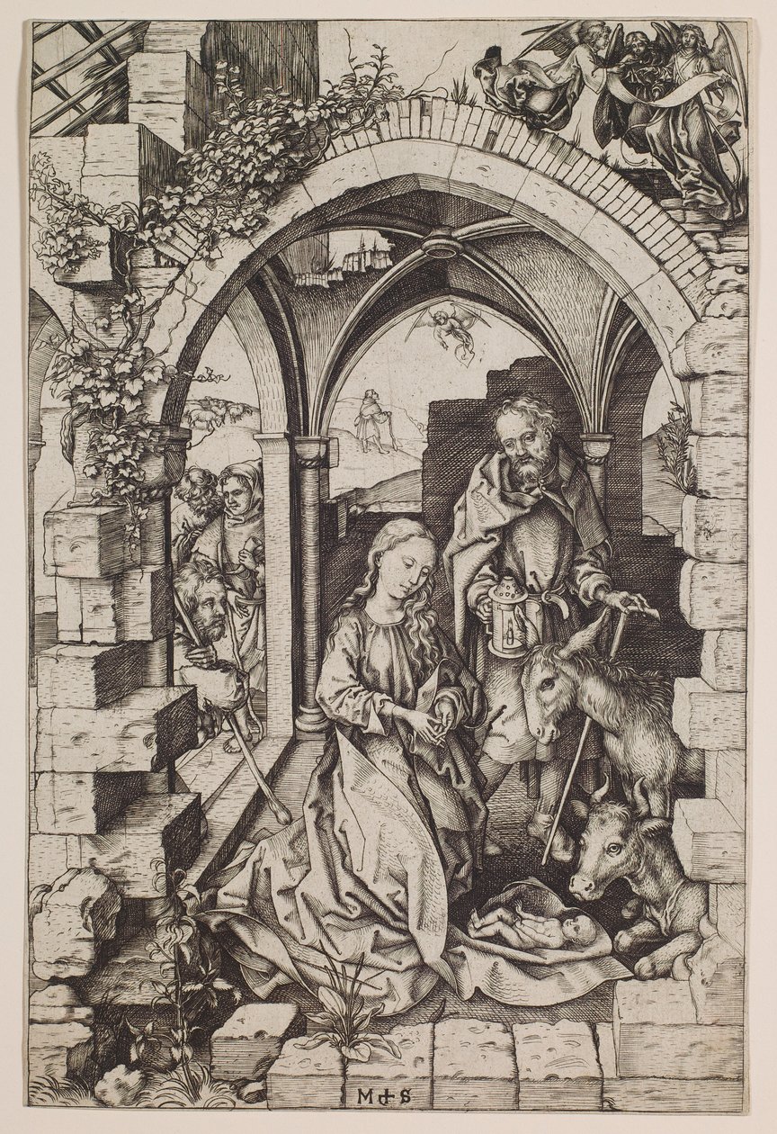 La Natività da Martin Schongauer