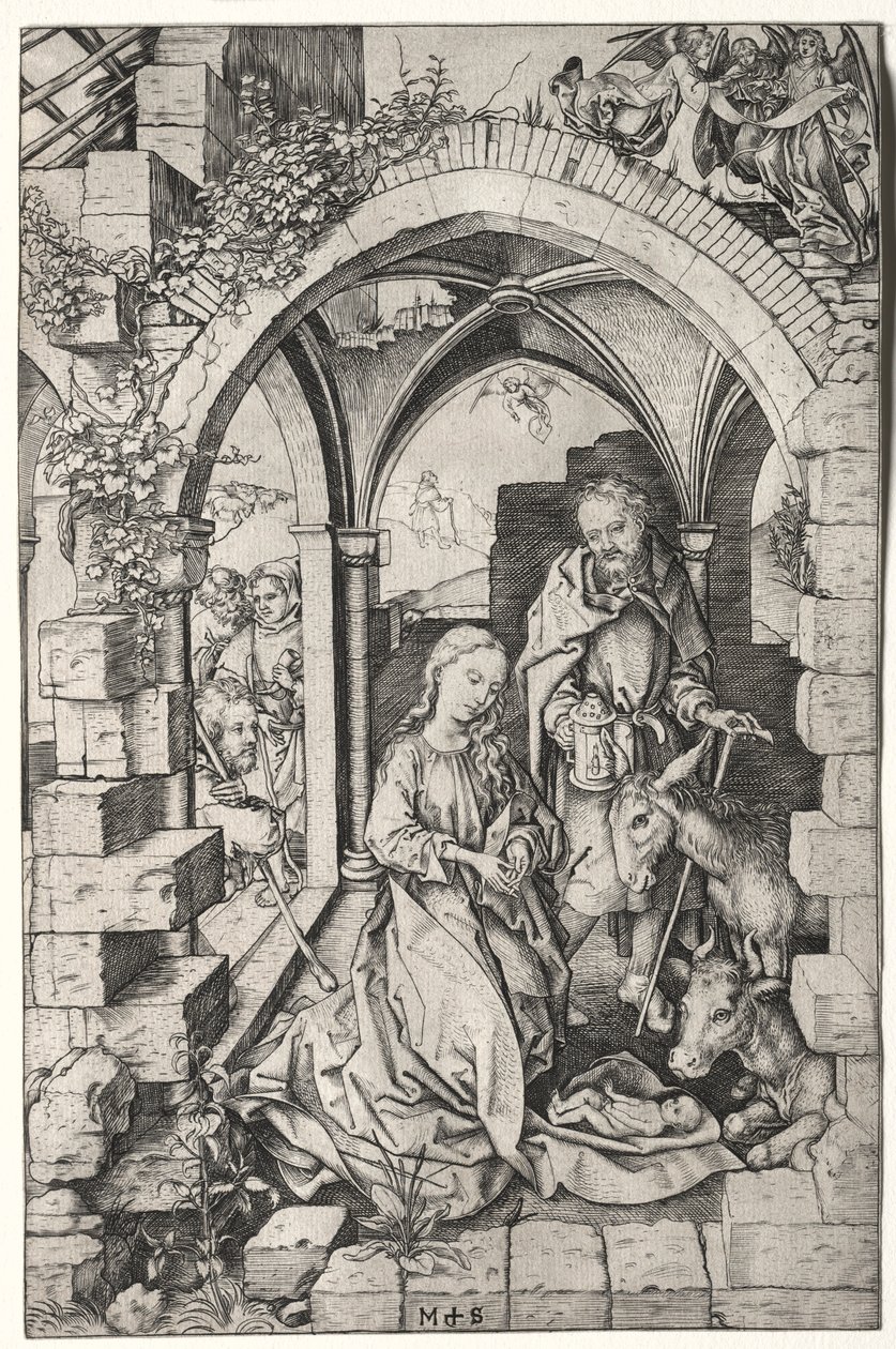 La Natività da Martin Schongauer