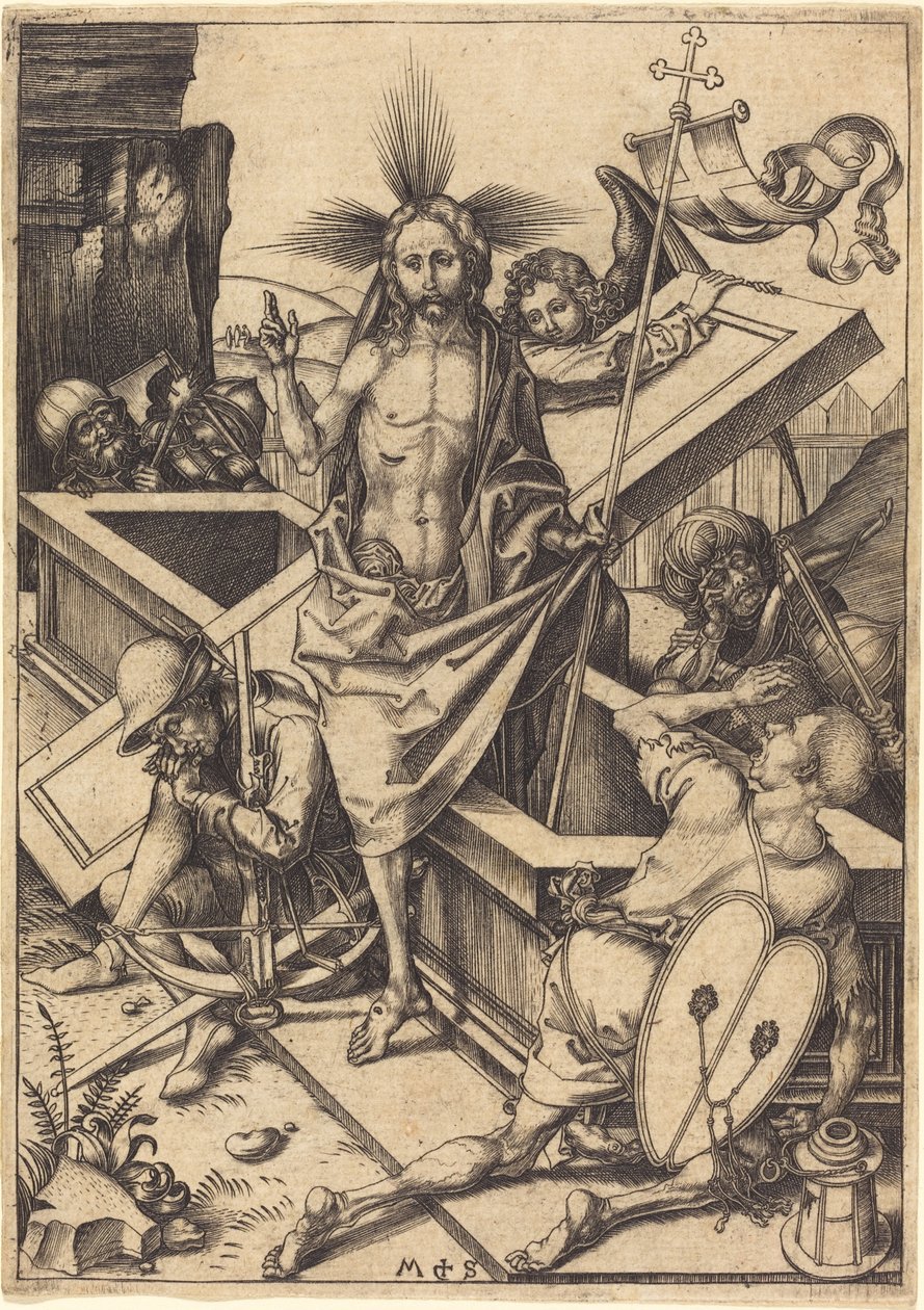 La resurrezione da Martin Schongauer