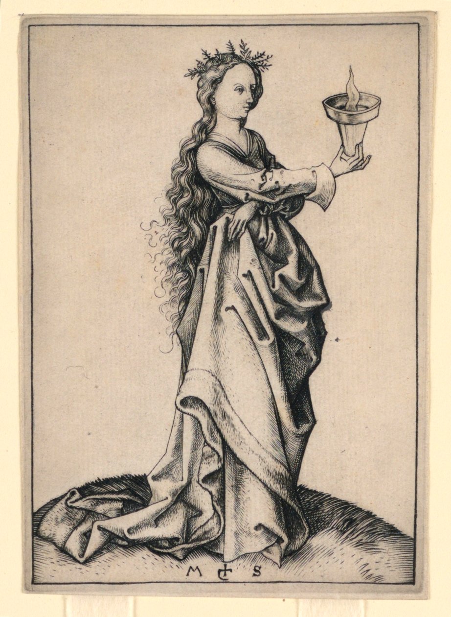 La terza vergine saggia da Martin Schongauer
