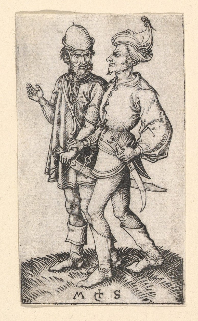 Due turchi, ca. 1435-1491 da Martin Schongauer