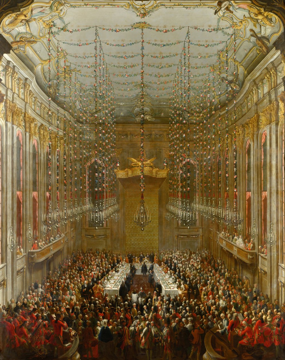 Cena di nozze da Martin van Meytens
