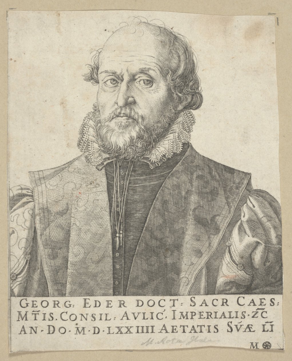 Ritratto di Georg Eder da Martino Rota