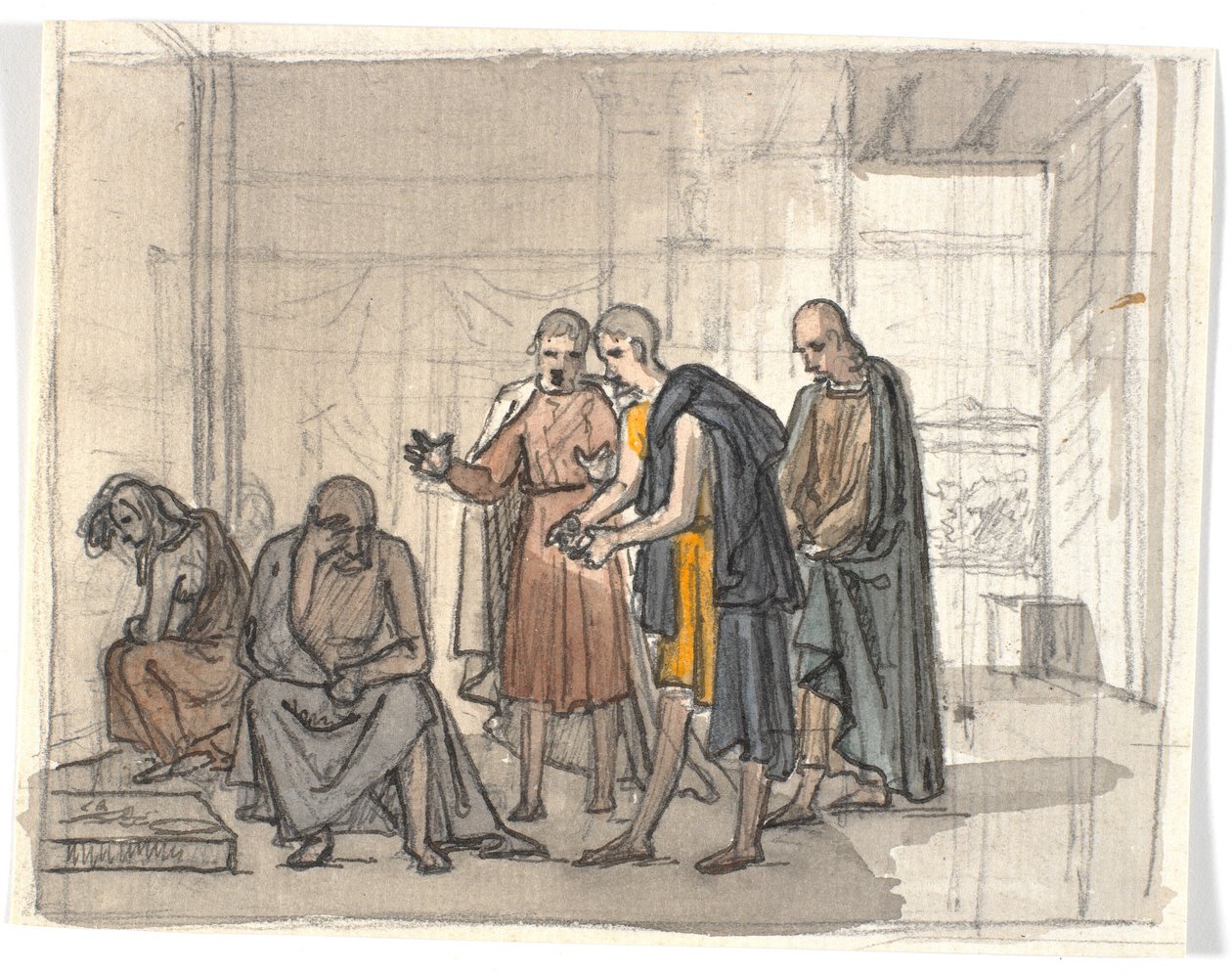 Giobbe e i suoi amici da Martinus Rørbye