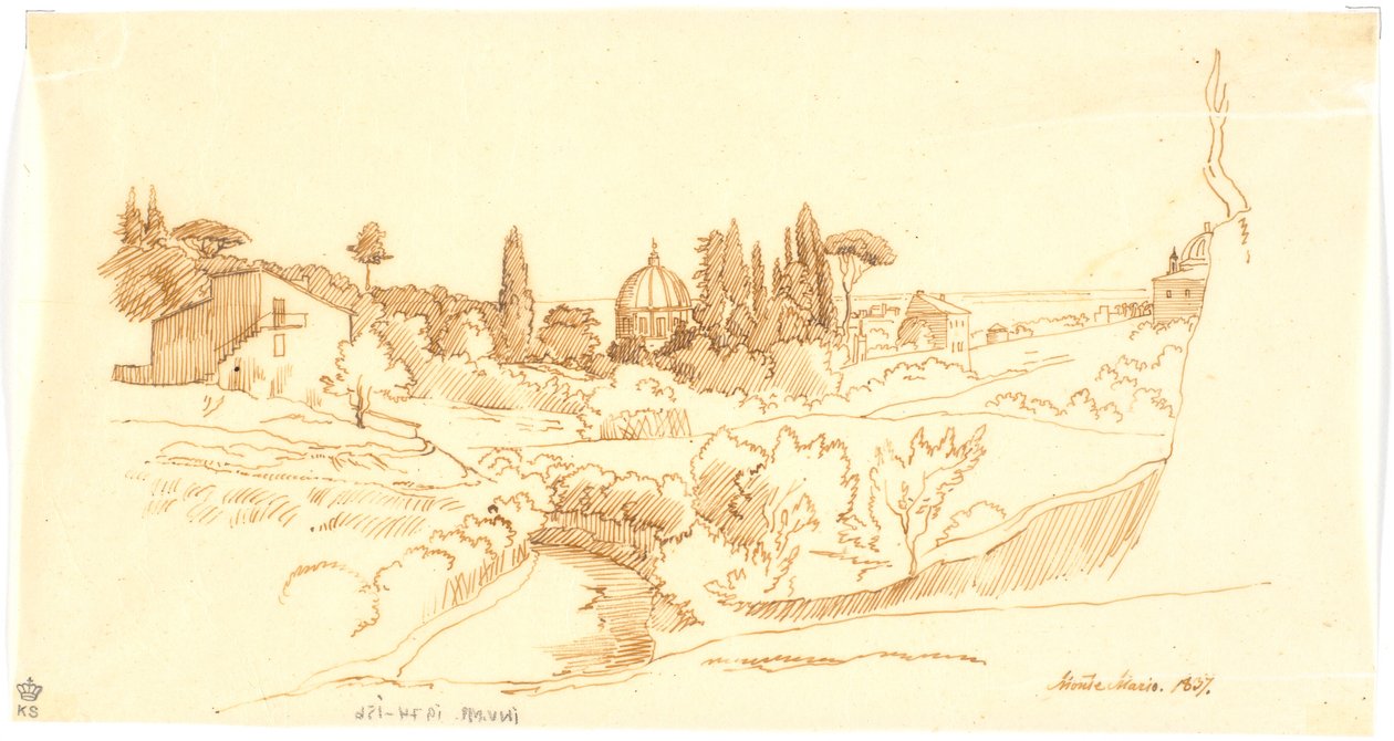 Monte Mario da Martinus Rørbye