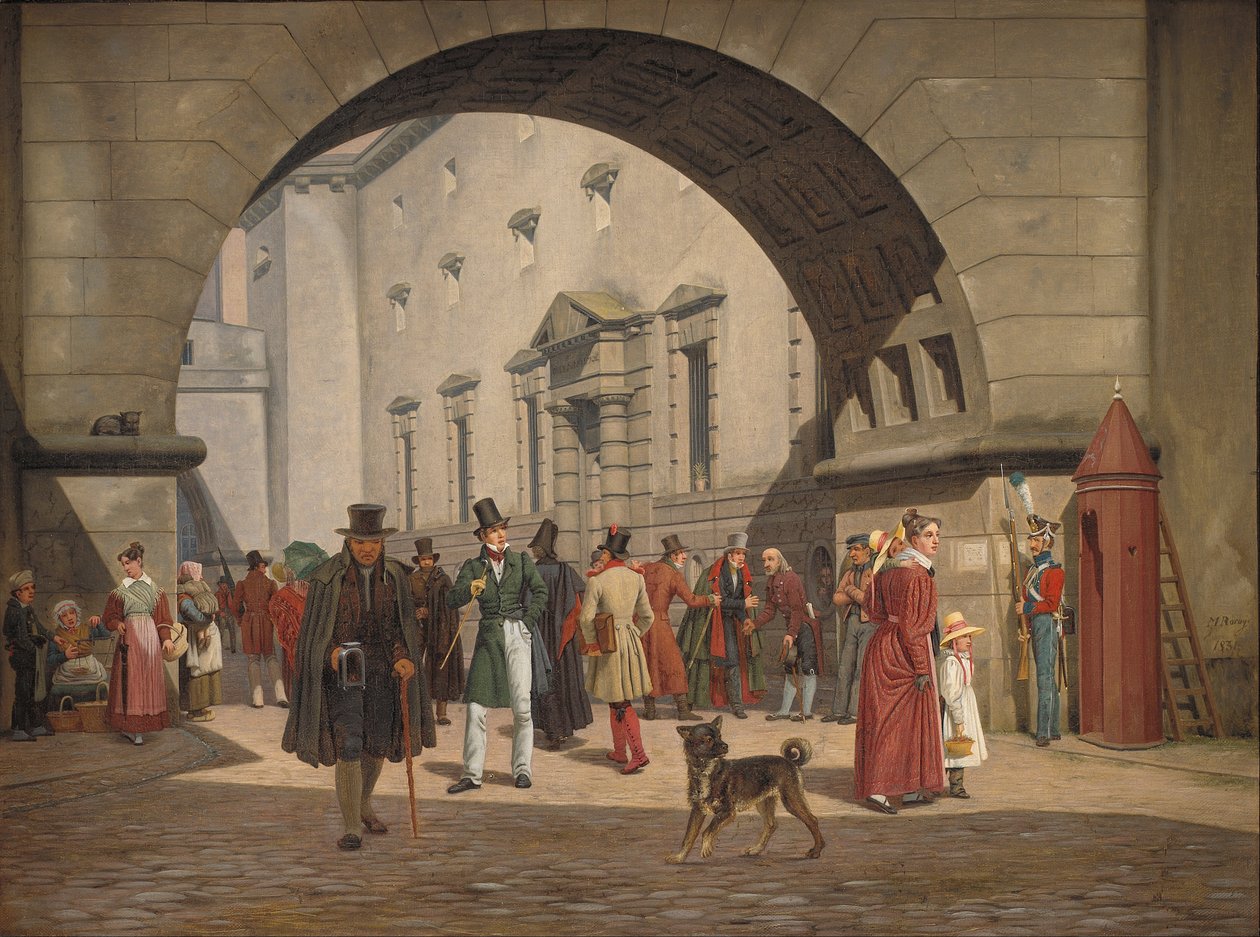 La prigione di Copenaghen da Martinus Rørbye
