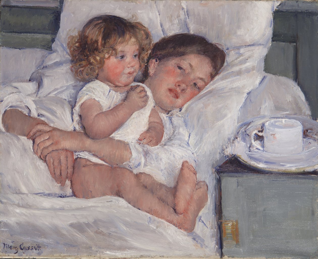 Colazione a letto, 1897 da Mary Cassatt