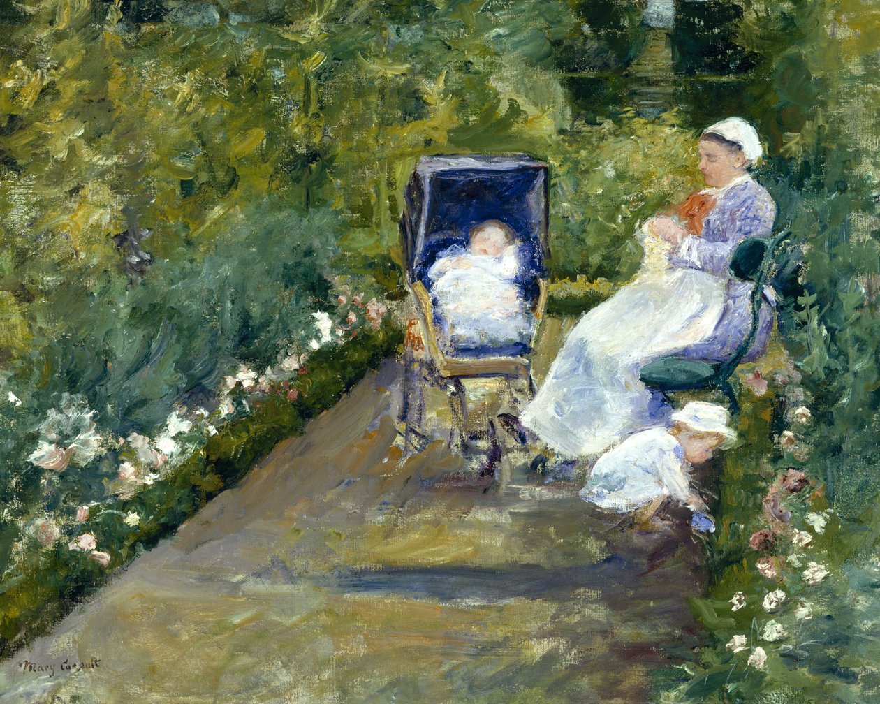 Bambini in un giardino da Mary Cassatt