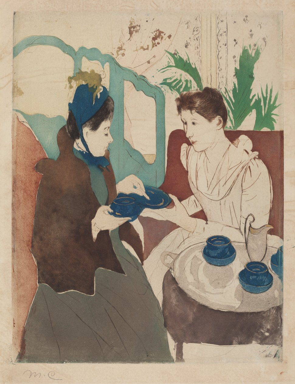 Festa del tè pomeridiana da Mary Cassatt