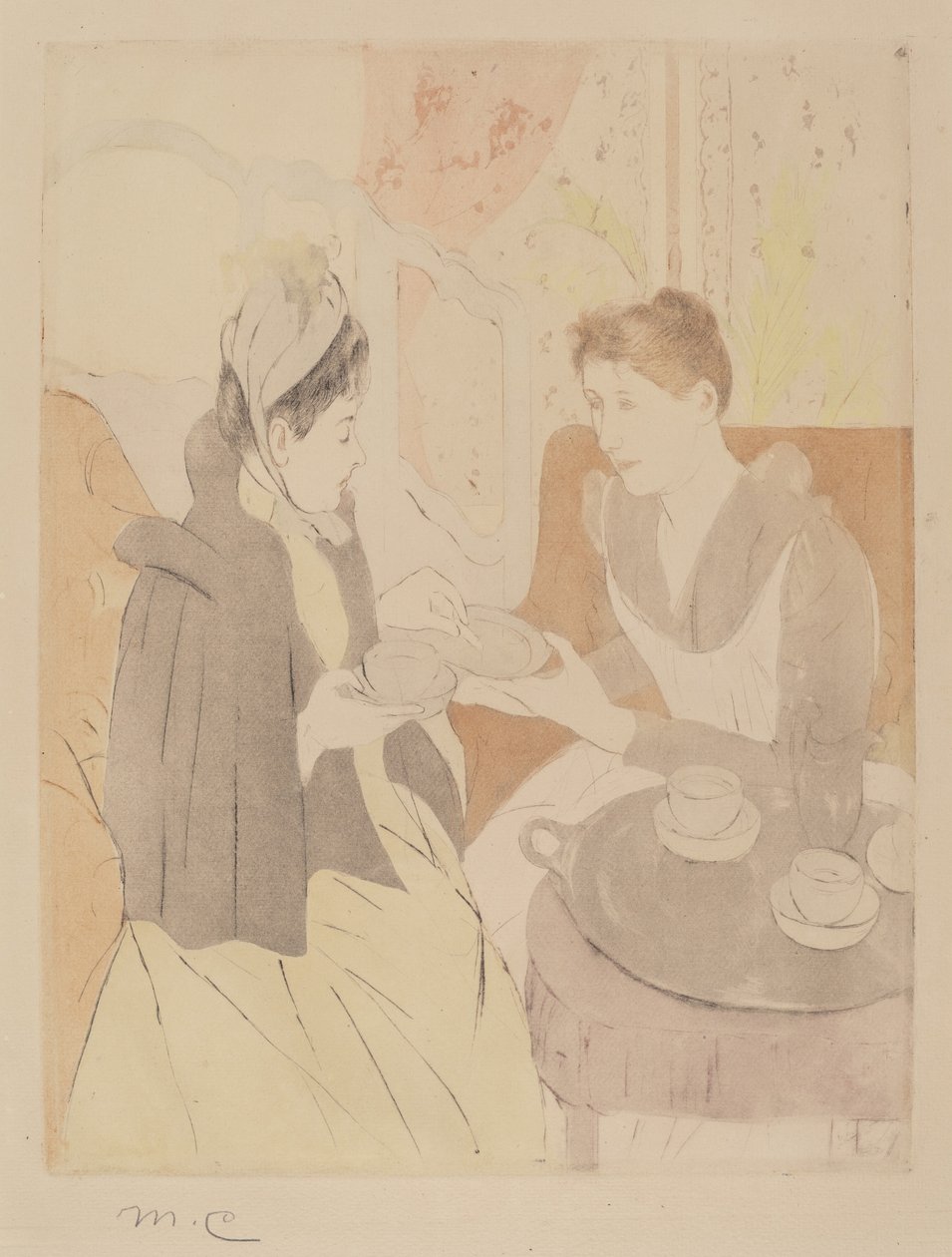Festa del tè pomeridiana da Mary Cassatt