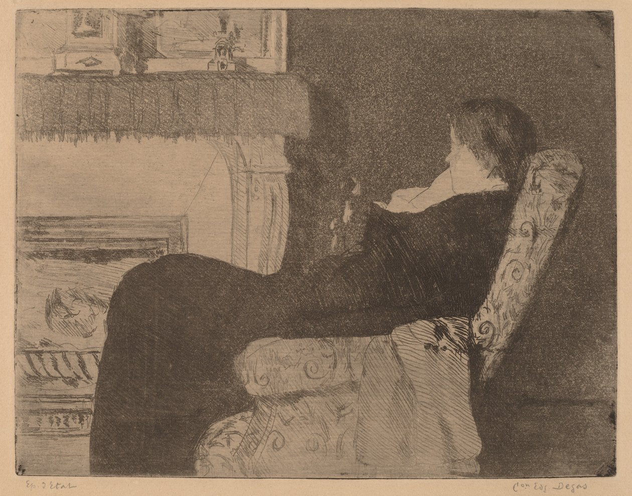 Davanti al Camino (No. 1) da Mary Cassatt