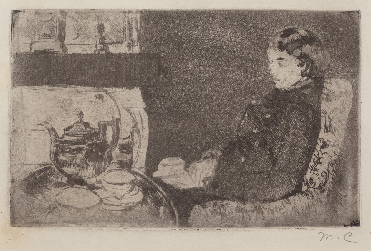 Lydia al tè del pomeriggio da Mary Cassatt