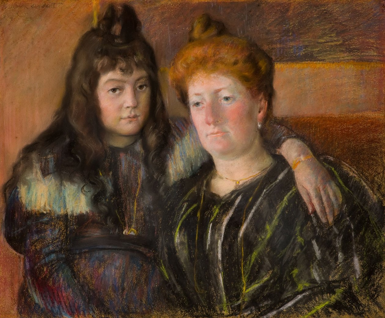 Madame Gaillard e sua figlia Marie-Thérèse da Mary Cassatt