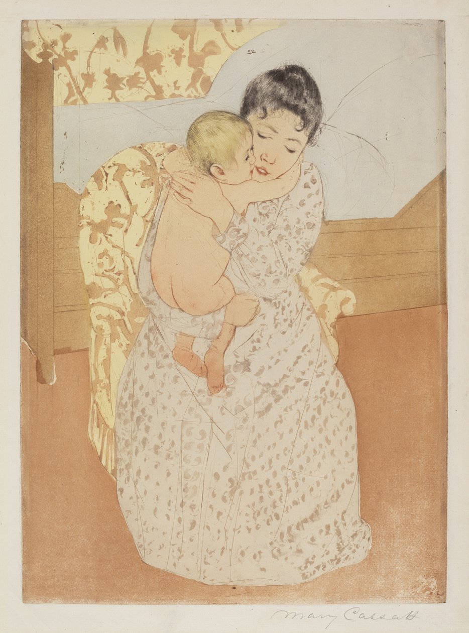 Carezza materna da Mary Cassatt