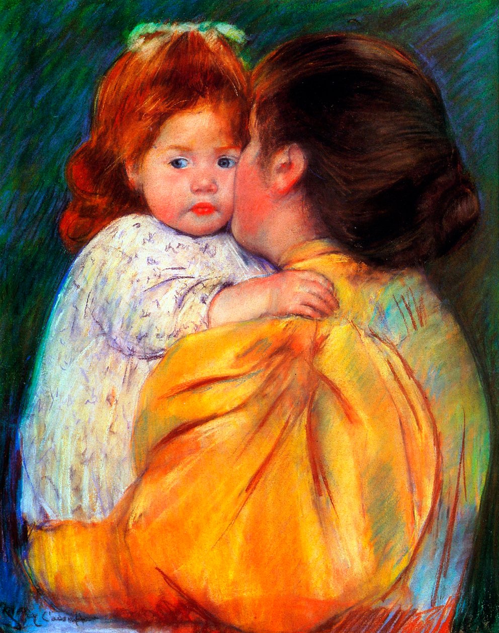 Bacio materno da Mary Cassatt