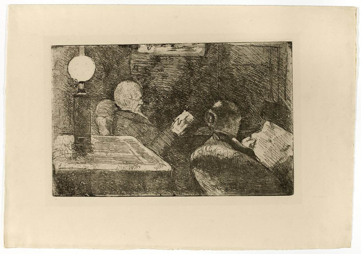 Il Signor e la Signora Cassatt che Leggono da Mary Cassatt