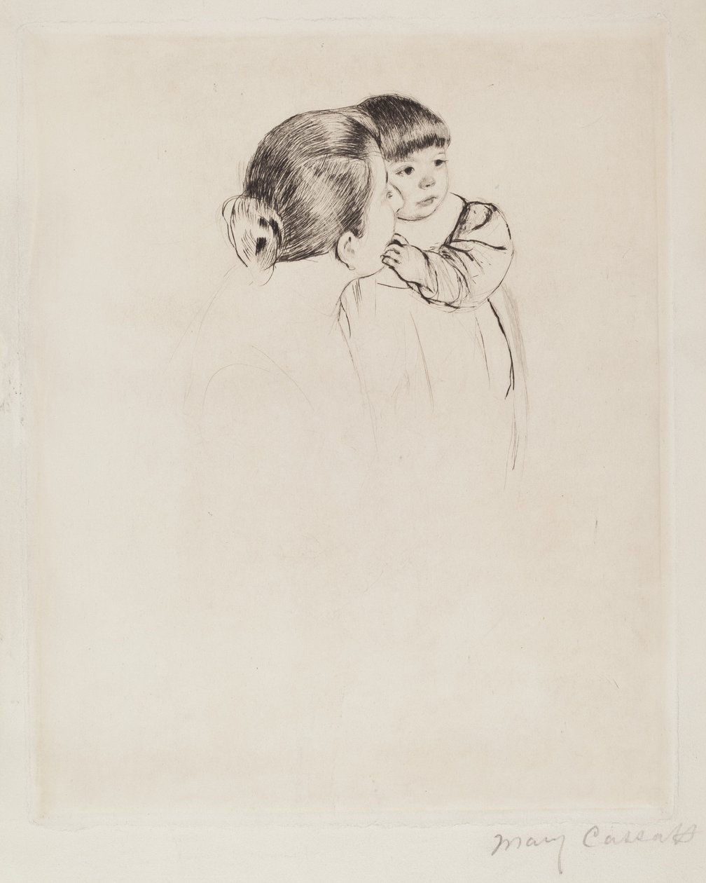 Madre Contadina e Bambino, c. 1894 da Mary Cassatt