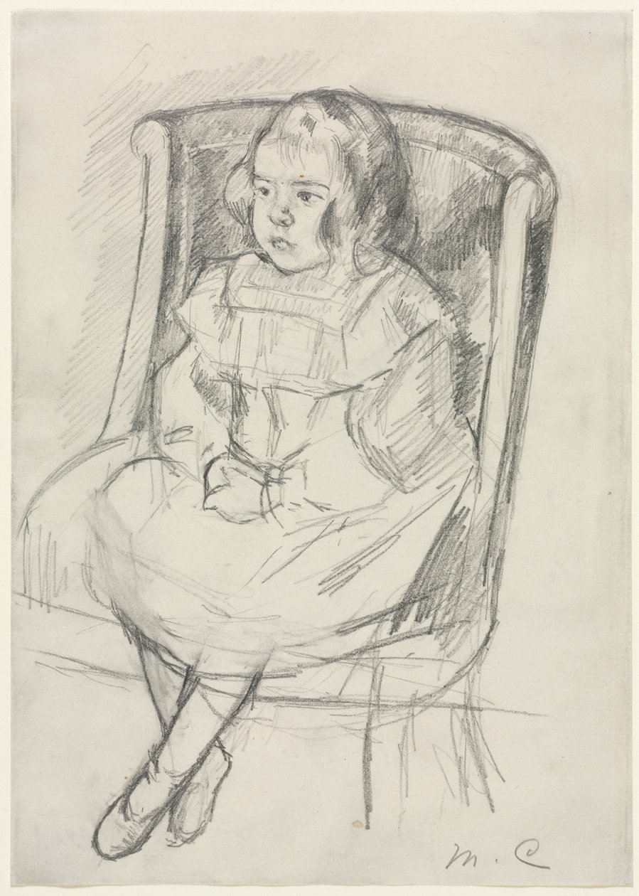 Simone seduta, c. 1903 da Mary Cassatt