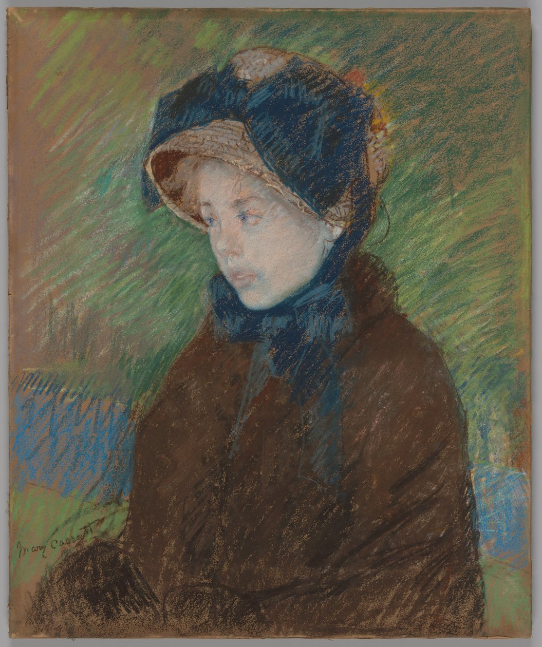 Susan con un cappello di paglia da Mary Cassatt
