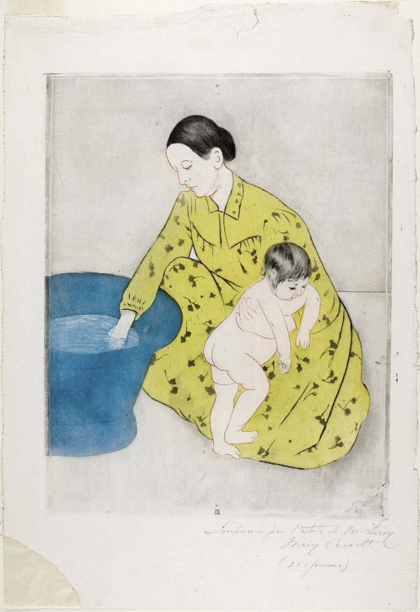 Il bagno, 1890-91 da Mary Cassatt