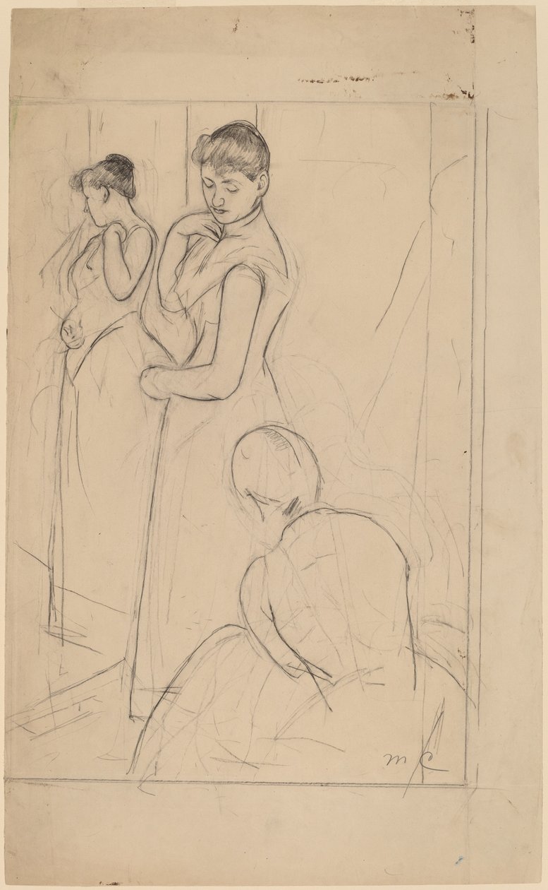 La prova [recto] da Mary Cassatt