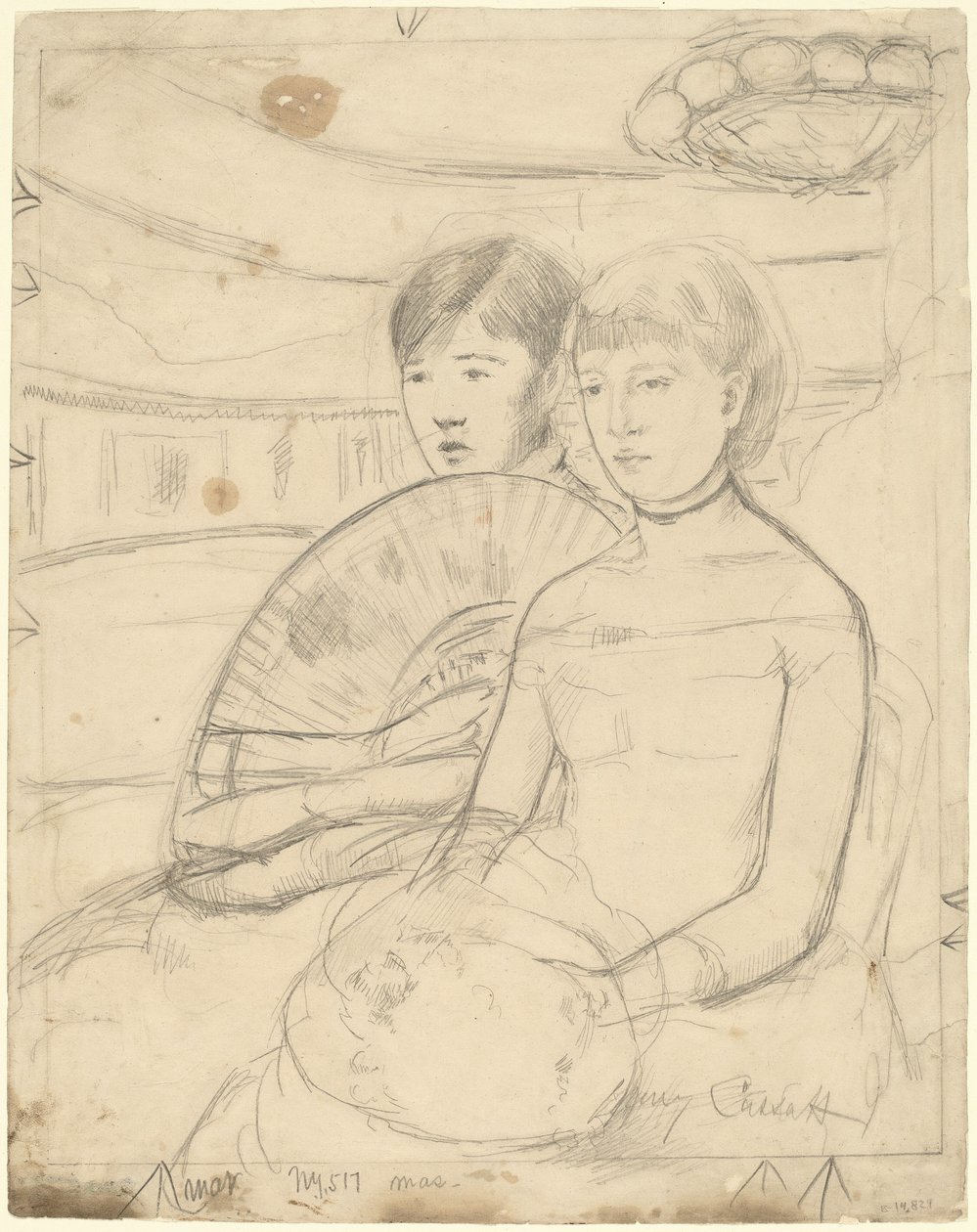 La Loge (recto) da Mary Cassatt